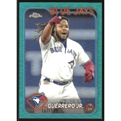 2024 Topps Chrome Aqua Refractors #78 Vladimir Guerrero Jr.