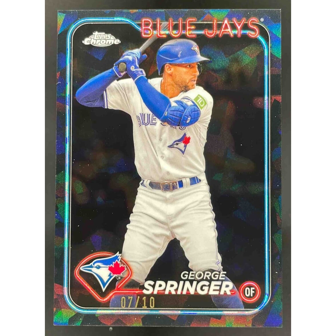 2024 Topps Chrome Sapphire Chrome Black Refractor #72 George 