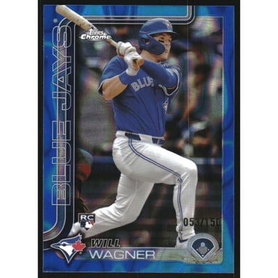 2025 Topps Chrome Blue Lava Refractors #137 Will Wagner