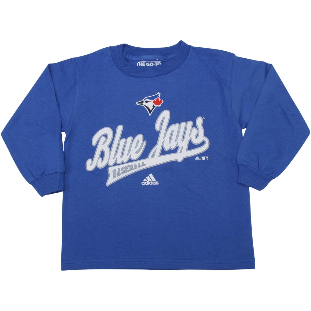 adidas Toronto Blue Jays Toddler Sunday Script Long Sleeve T-Shirt ...