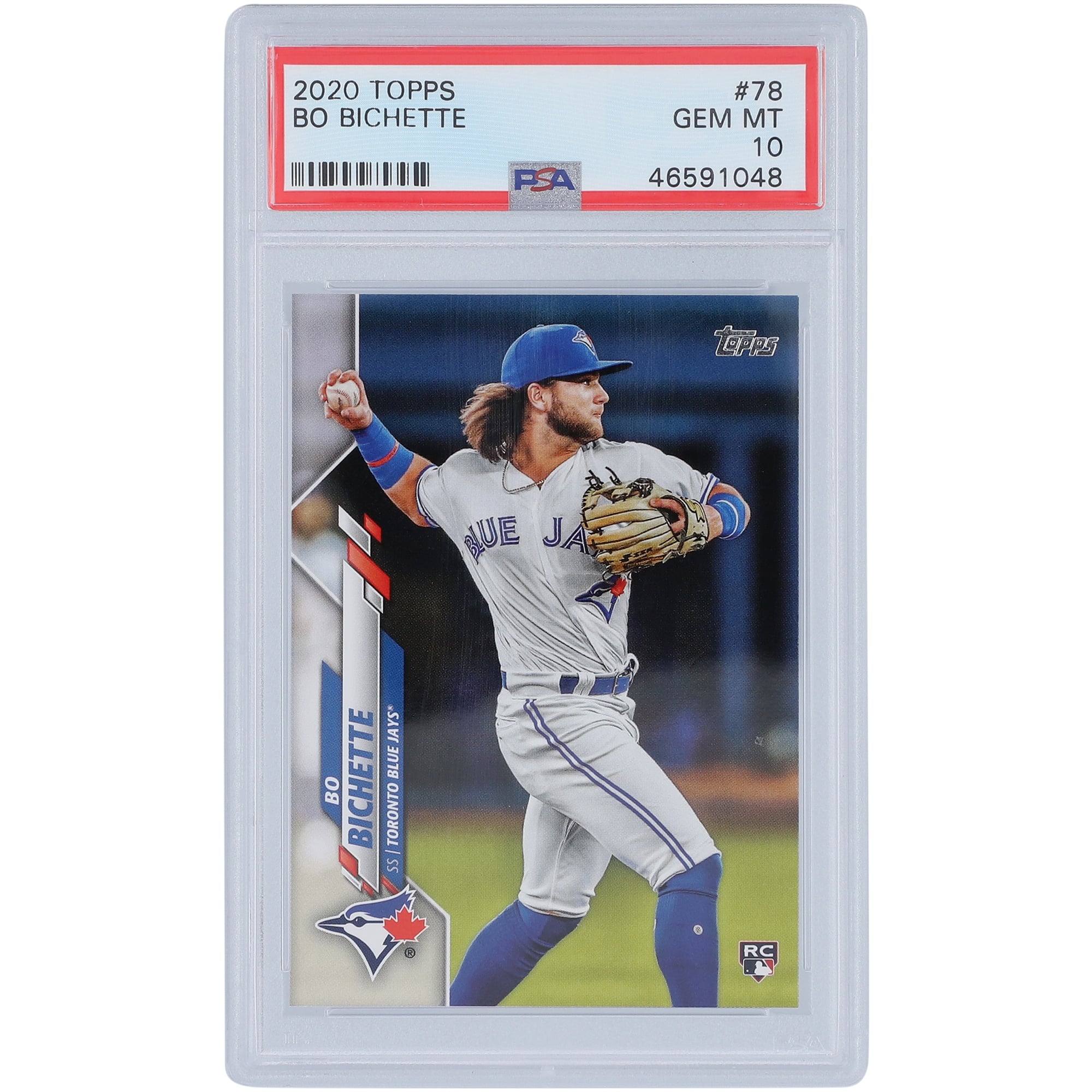 Toronto Blue Jays Bo Bichette 2020 Topps Series 1 #78 PSA 