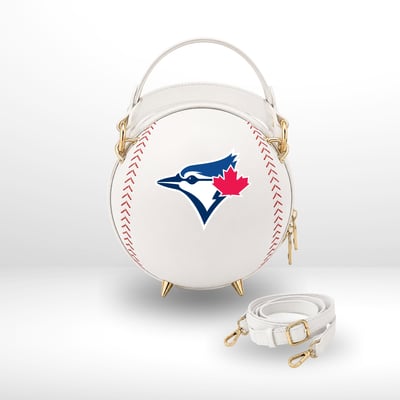 Toronto Blue Jays by Jill Martin Baseball Crossbody Fan Bag