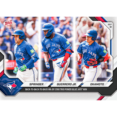 George Springer / Vladimir Guerrero Jr. / Kazuma Okamoto - 2026 MLB Topps NOW® - Card 667