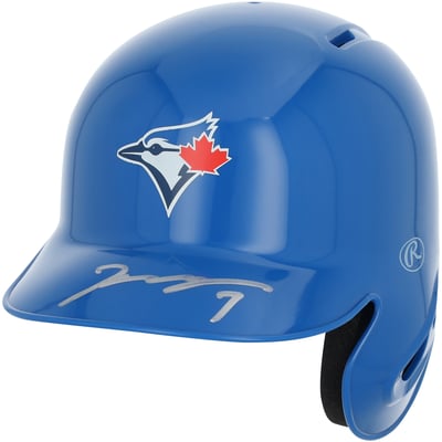 Kazuma Okamoto Toronto Blue Jays Autographed Fanatics Authentic Mini Batting Helmet