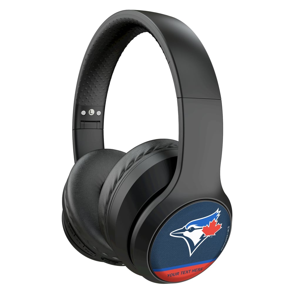 Toronto Blue Jays Keyscaper Personalized Solid Wireless Bluetooth Headphones With Case