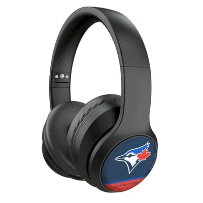 Toronto Blue Jays Keyscaper Personalized Solid Wireless Bluetooth Headphones With Case