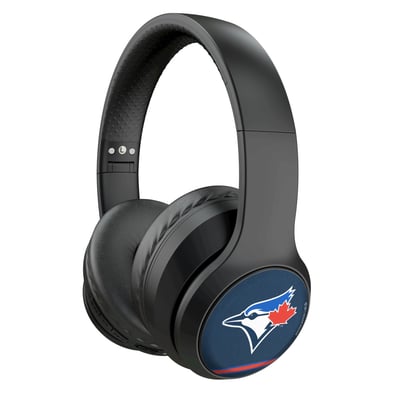 Toronto Blue Jays Keyscaper Stripe Wireless Bluetooth Headphones With Case