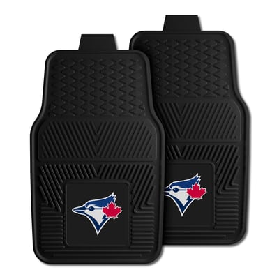 Toronto Blue Jays Logo Brands Two-Piece Vinyl Car Mat Set