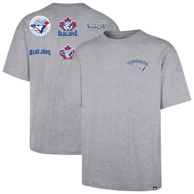 Toronto Blue Jays '47  History Lock Foundation T-Shirt - Heather Gray