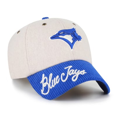 Toronto Blue Jays '47 Rope Script Clean Up Adjustable Hat - Natural/Royal