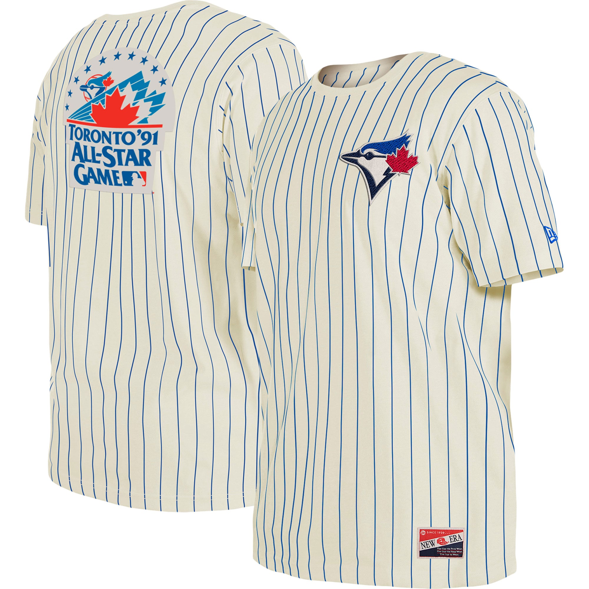 Men's Toronto Blue Jays 5th & Ocean by New Era Cream 1991 MLB All