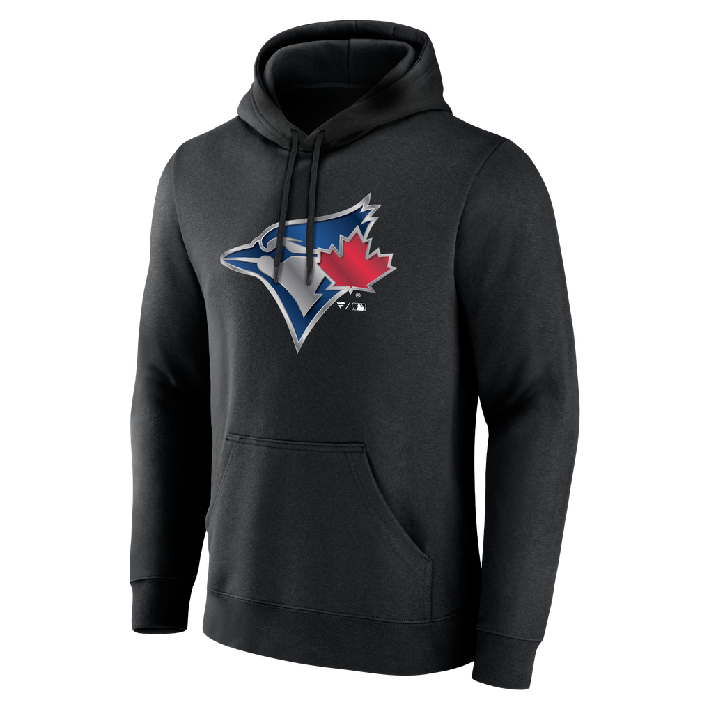 Men's Toronto Blue Jays Black Big & Tall Forged Mascot Hoodie