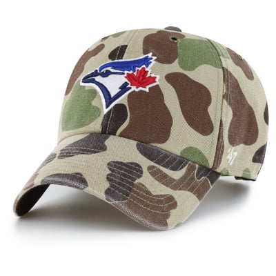 Toronto Blue Jays Carhartt x '47 Duck Clean Up Adjustable Hat - Camo