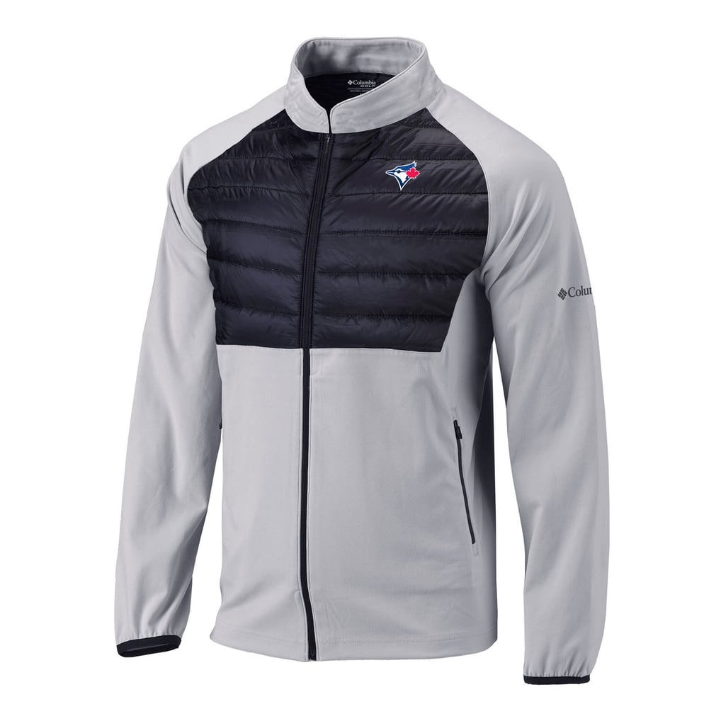 Men's Toronto Blue Jays Columbia Gray In The Element Full-Zip Jacket