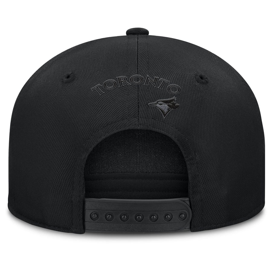 Men's Toronto Blue Jays Fanatics Black Platoon Snapback Hat