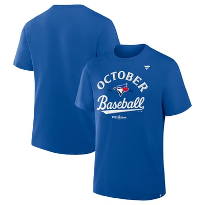 Toronto Blue Jays Fanatics 2025 MLB Postseason Locker Room T-Shirt - Royal