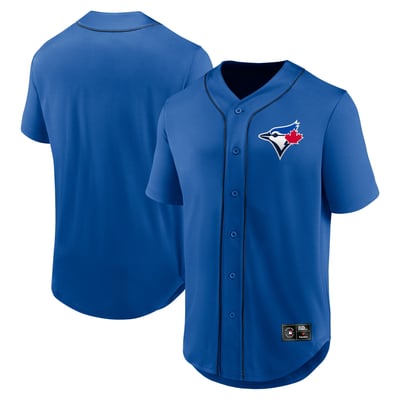  Toronto Blue Jays Fanatics Franchise Button-Up Fashion Top - Royal