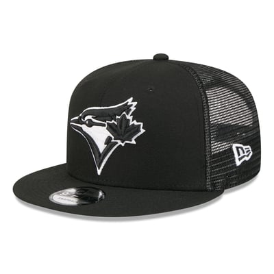 Toronto Blue Jays New Era 9FIFTY Adjustable Trucker Hat - Black