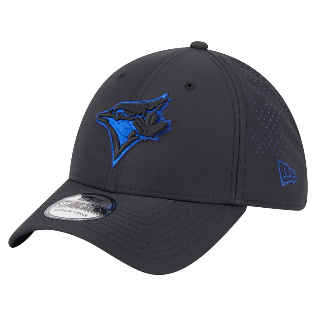 Men's Toronto Blue Jays New Era Black Night 39THIRTY Flex Hat