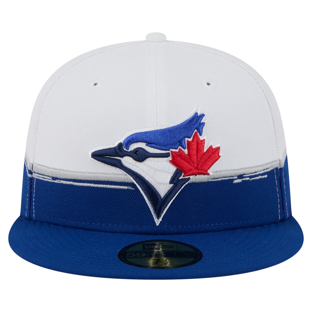 Men's Toronto Blue Jays New Era Blue/White Paint Stroke 59FIFTY Fitted Hat