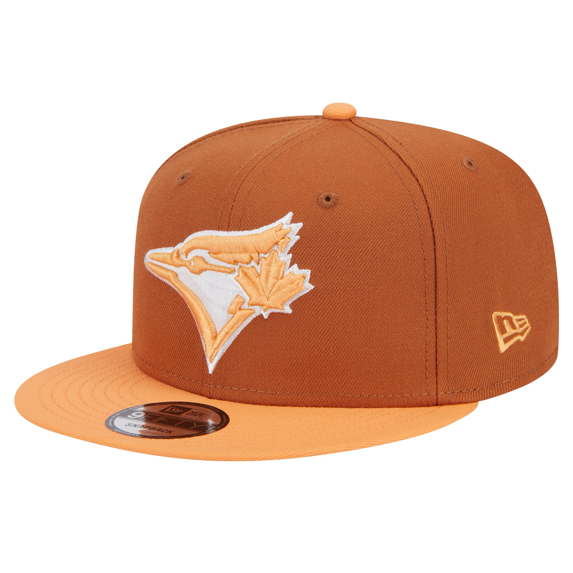 Spring Day Hat Toronto Blue Jays New Era Spring Color Two-Tone 9FIFTY Snapback Hat - Brown
