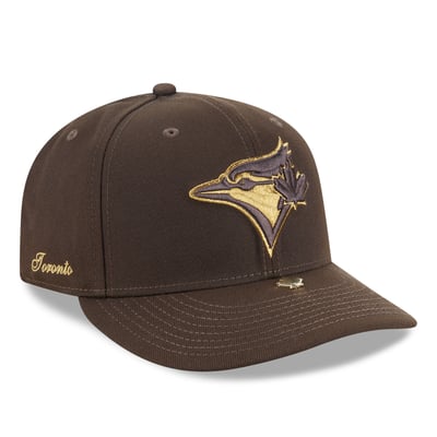 Toronto Blue Jays New Era Visor Pin A-Frame 59FIFTY Fitted Hat - Brown
