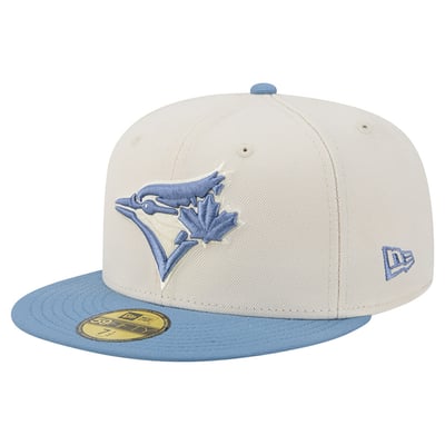 Toronto Blue Jays New Era Color Pack 59FIFTY Fitted Hat - Cream/Light Blue