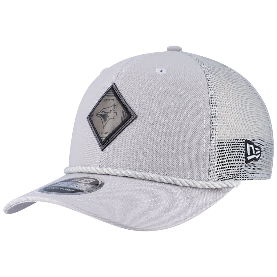 Men's Toronto Blue Jays New Era Gray Logo 9SEVENTY Stretch-Snap ...