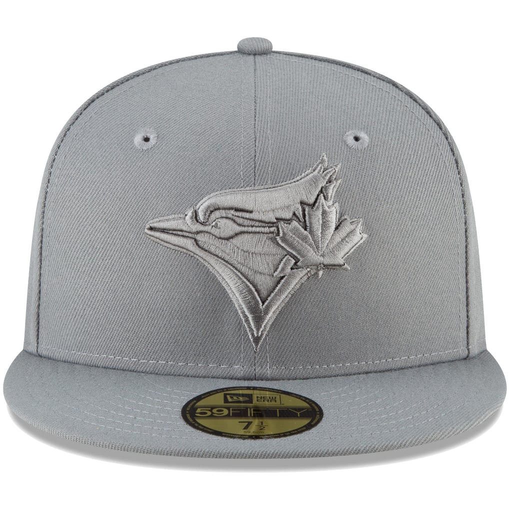 Men's Toronto Blue Jays New Era Gray Storm Tonal 59FIFTY Fitted Hat