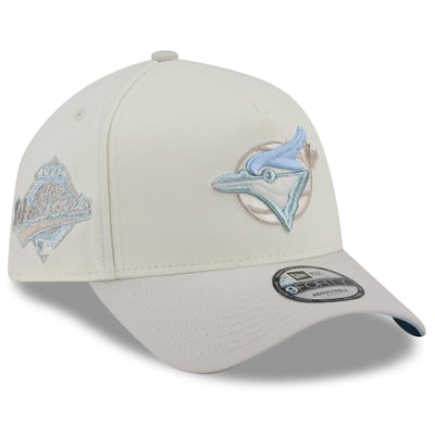 Toronto Blue Jays New Era Crisp Equinox World Series 9FORTY A-Frame Adjustable Hat - Natural