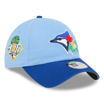 Toronto Blue Jays New Era 2026 Spring Training Casual Classic Adjustable Hat - Powder Blue/Royal