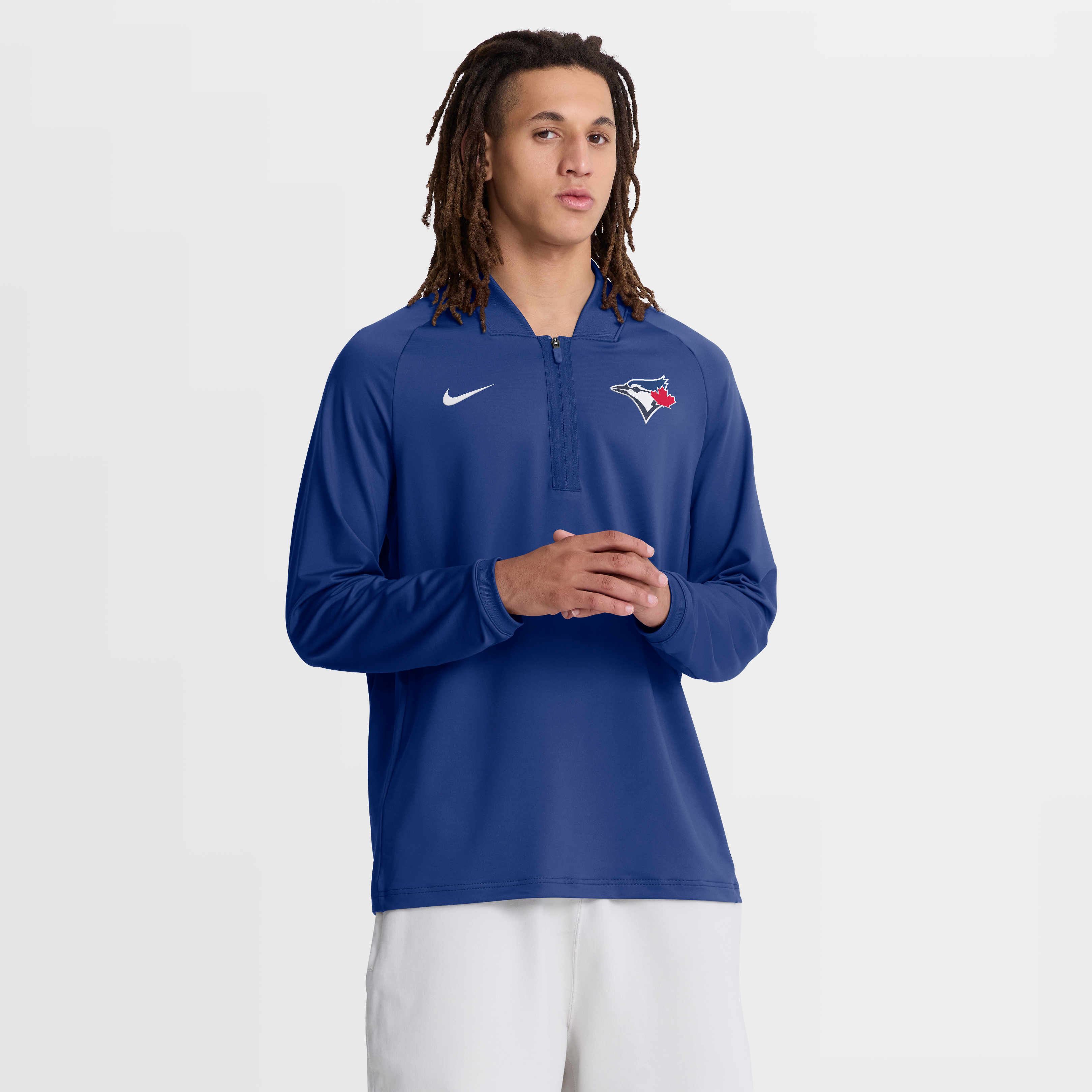 Men's Toronto Blue Jays Nike Royal Authentic Collection Dri-FIT Raglan ...
