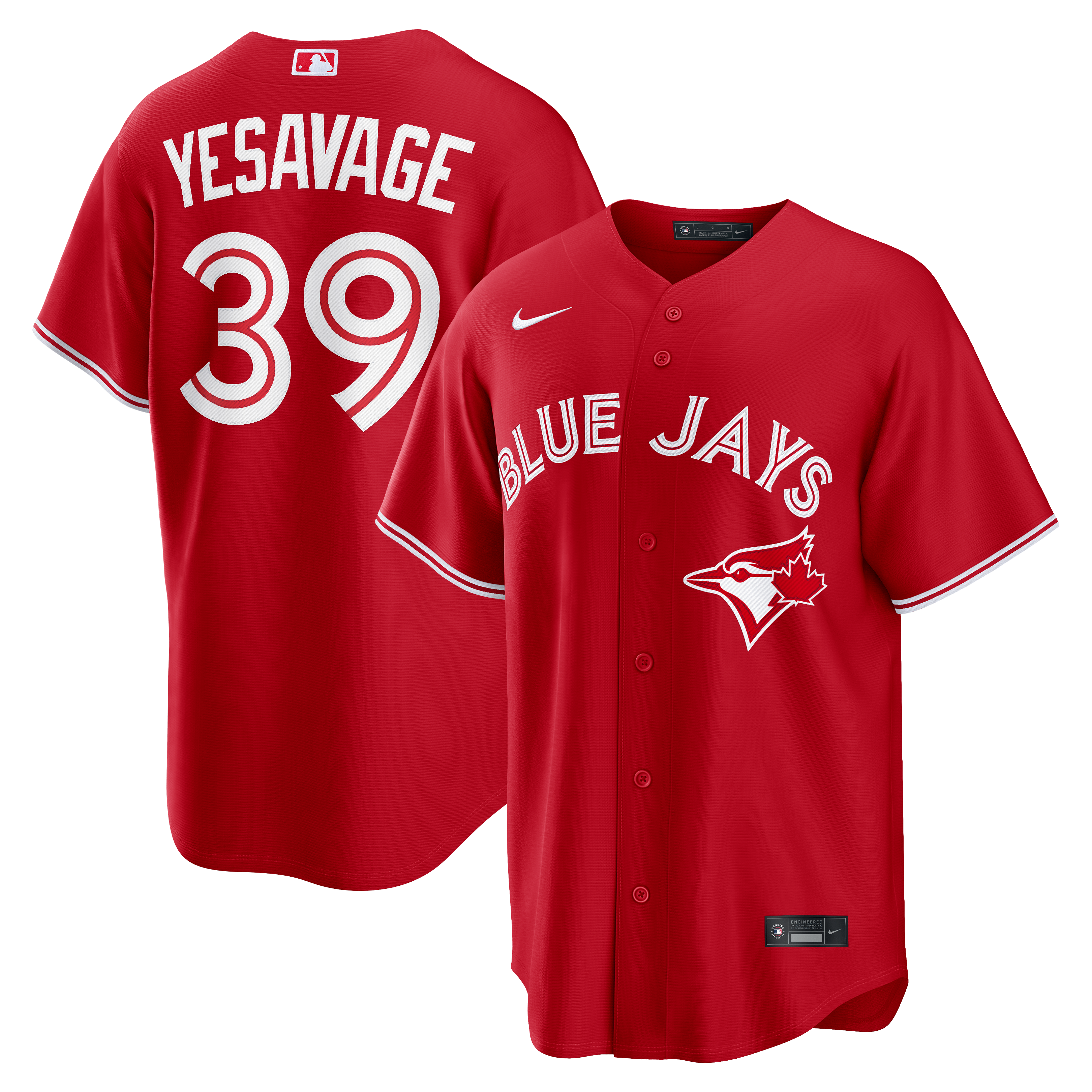 Trey Yesavage Toronto Blue Jays Canada Day Replica Jersey Red