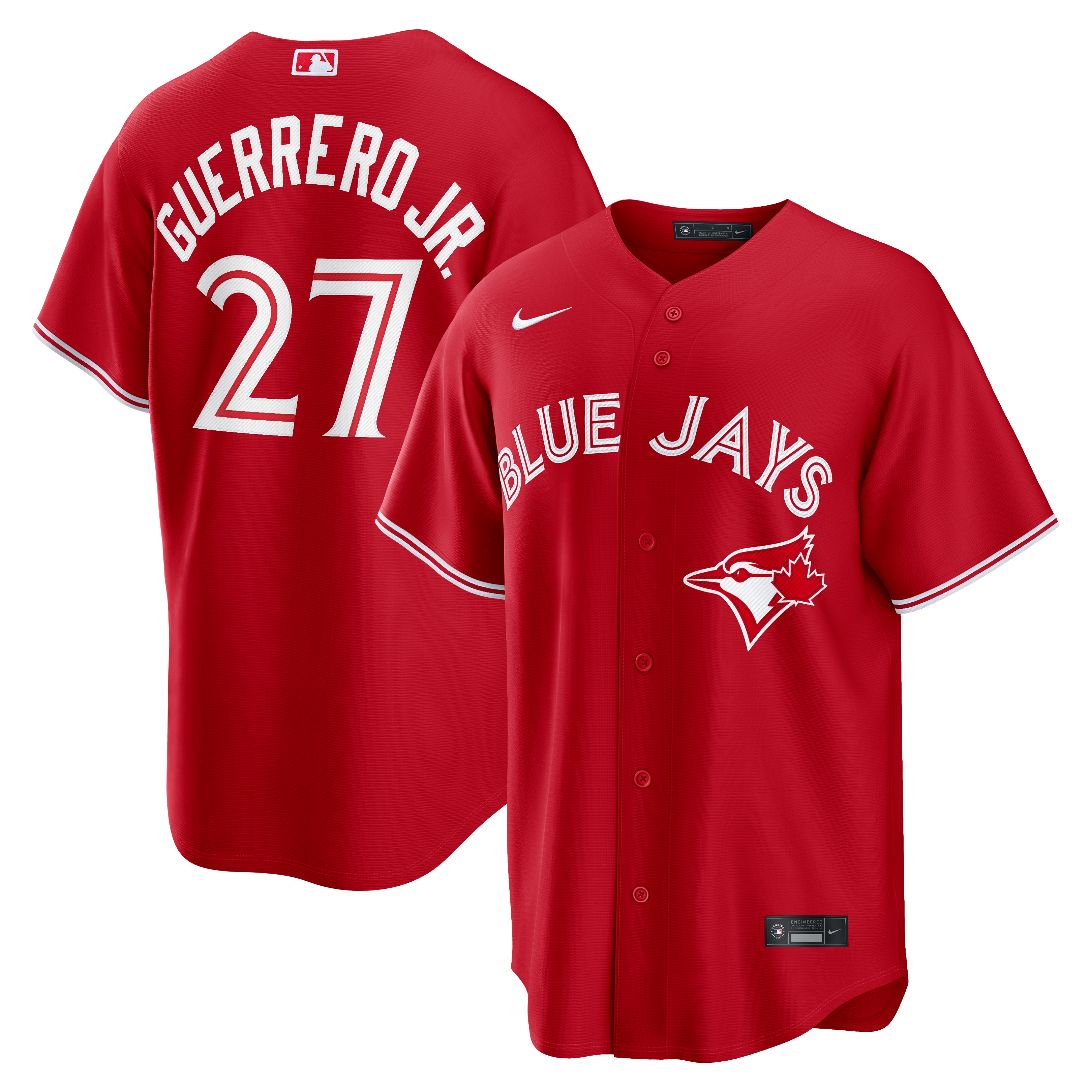 Vladimir Guerrero Jr. Toronto Blue Jays Canada Day Replica Jersey Red
