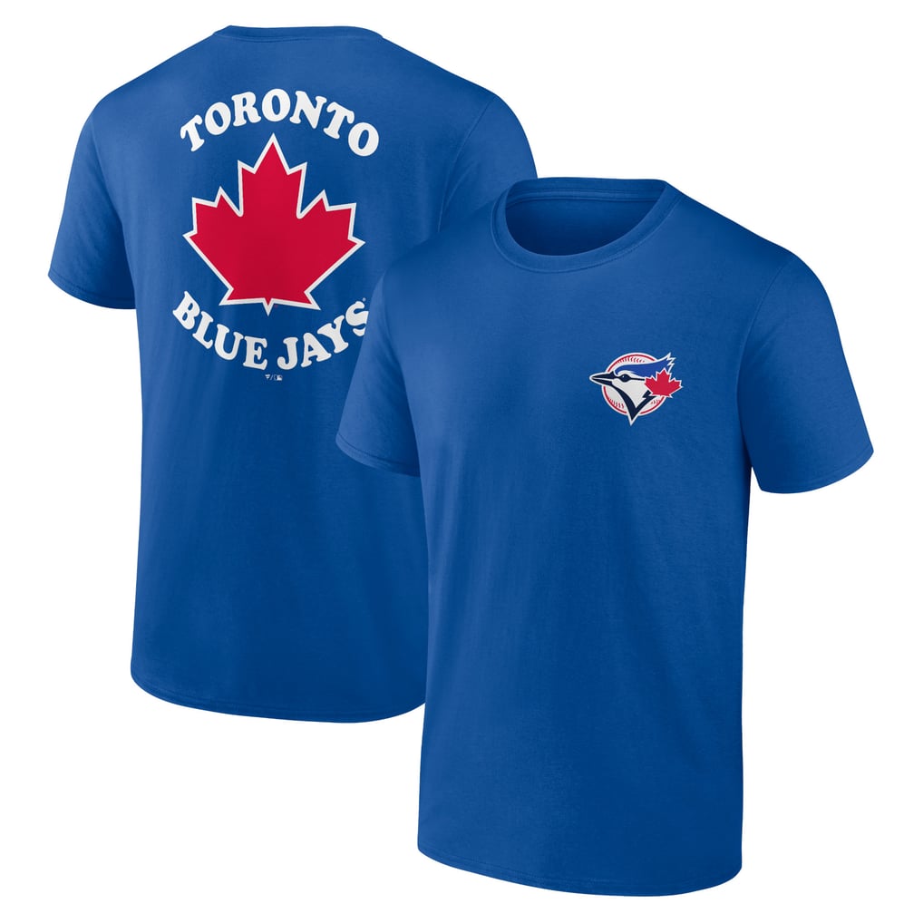Toronto Blue Jays Bring It Maple Leaf T-Shirt - Royal