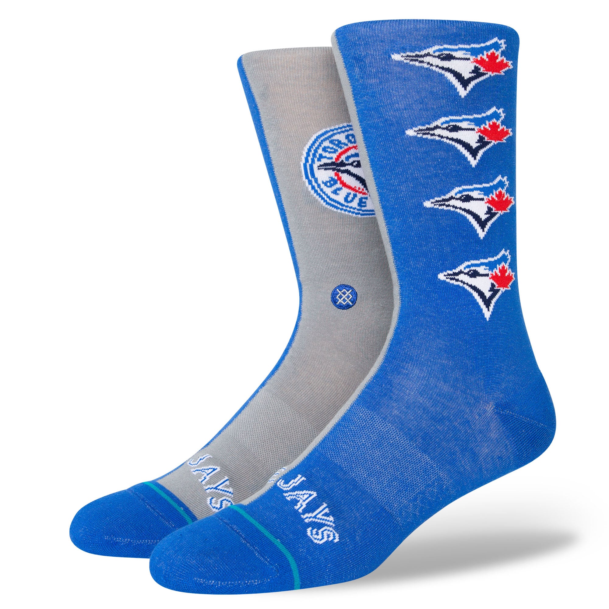 blue jays dress socks Men's Toronto Stance Split Crew Category:DENIM DRESSES Johnny Was Embroidered Dress Neck Size:15 yet comfortable fit