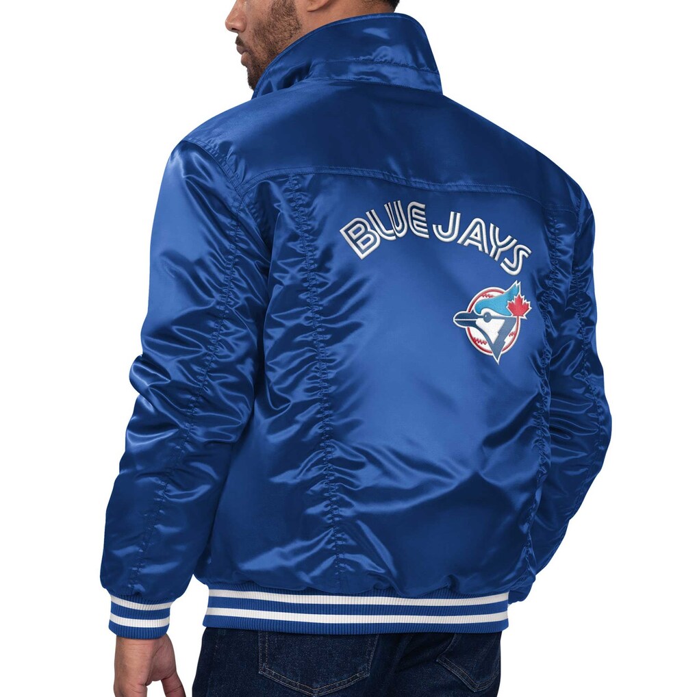 Men's Toronto Blue Jays Starter x Levi's Royal Silver Tab Satin Full ...