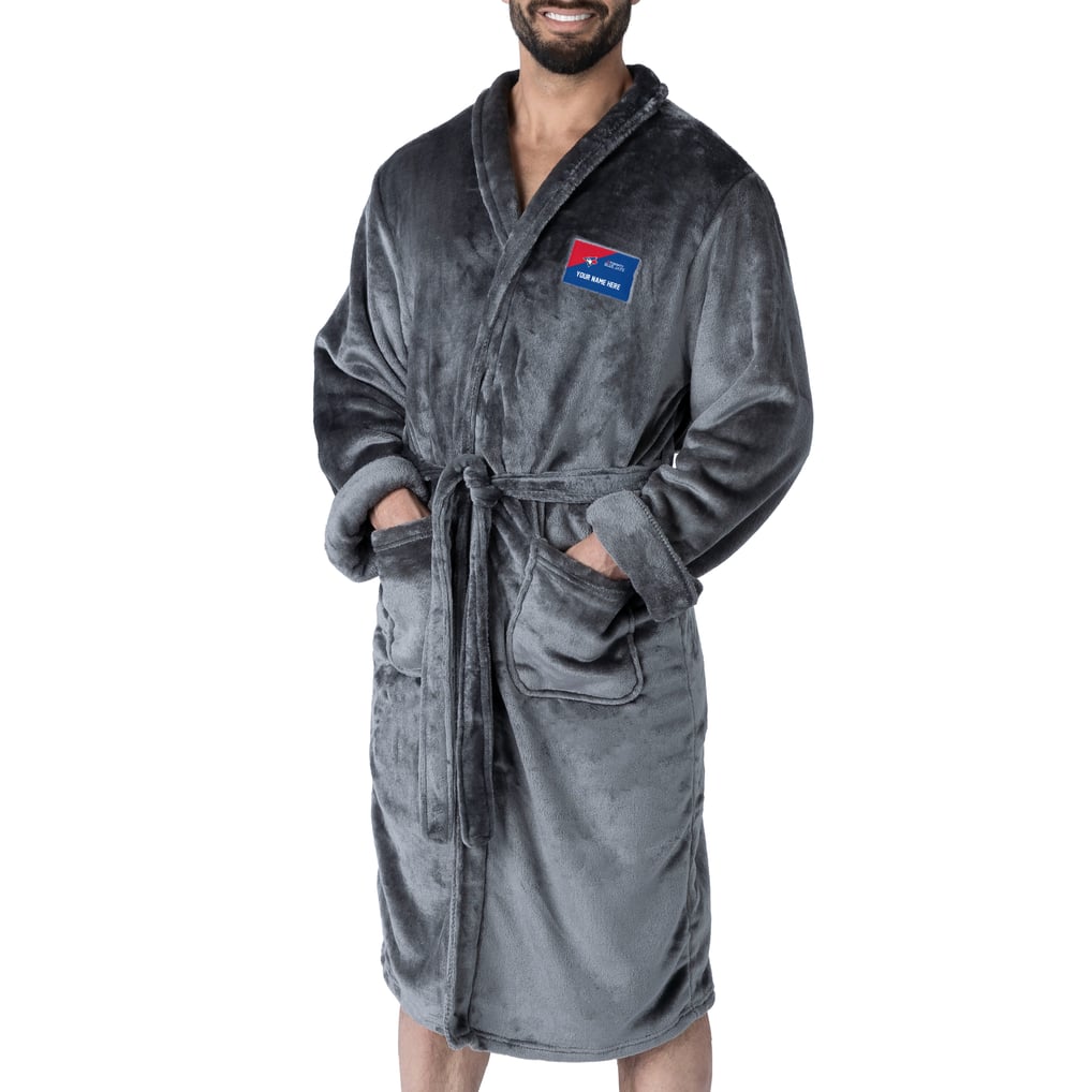 Toronto Blue Jays The Northwest Group Snipe Personalized Robe - Charcoal