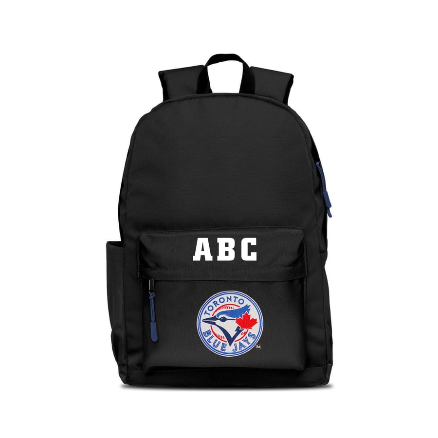 Toronto Blue Jays MOJO Black Personalized Campus Laptop Backpack