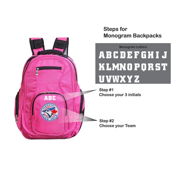 Toronto Blue Jays MOJO Personalized Premium Laptop Backpack  display picture 3