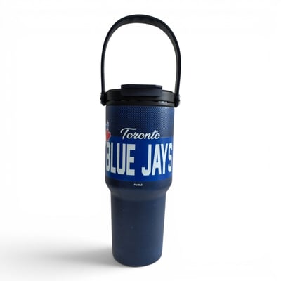Toronto Blue Jays Pegasus 24oz. Speckled Gradient Stainless Steel Dual Top Water Bottle