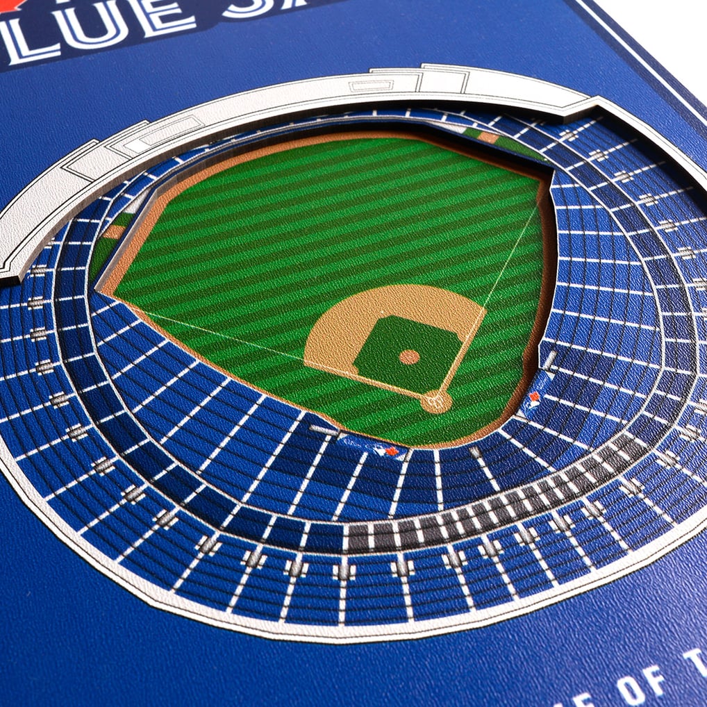 Toronto Blue Jays 8'' x 32'' 3D StadiumView Banner