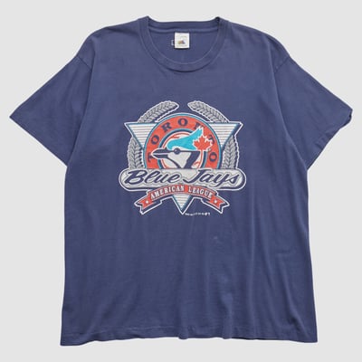 Toronto Blue Jays Fruit of the Loom 1991 T-shirt - Navy - XL by Fanatics Real Vintage
