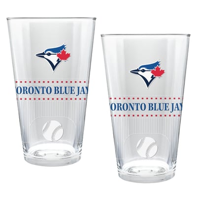 Toronto Blue Jays Two-Piece 16oz. Stadium Pint Glass Set