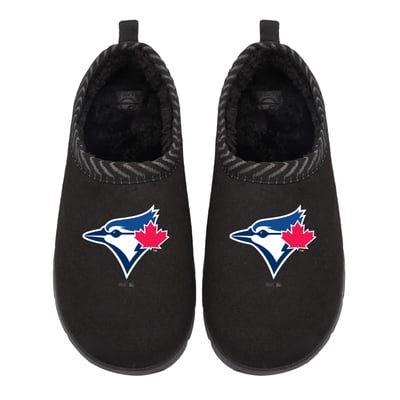 Toronto Blue Jays ISlide Unisex Primary Logo Mission Slippers - Black
