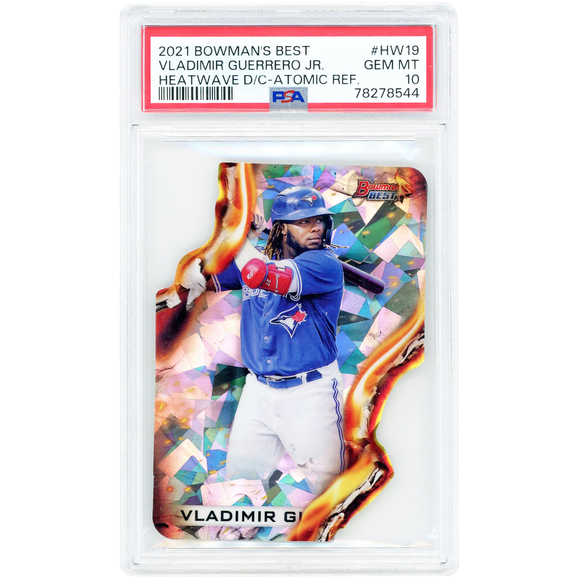 Vladimir Guerrero Jr. Toronto Blue Jays 2021 Bowman Best Atomic 