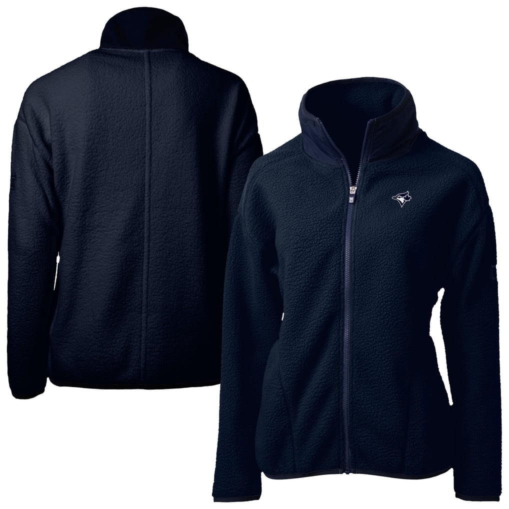 Women's Toronto Blue Jays Cutter & Buck Navy Cascade Eco Sherpa Fleece ...