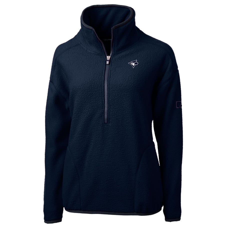 Women's Toronto Blue Jays Cutter & Buck Navy Cascade Eco Sherpa Fleece ...