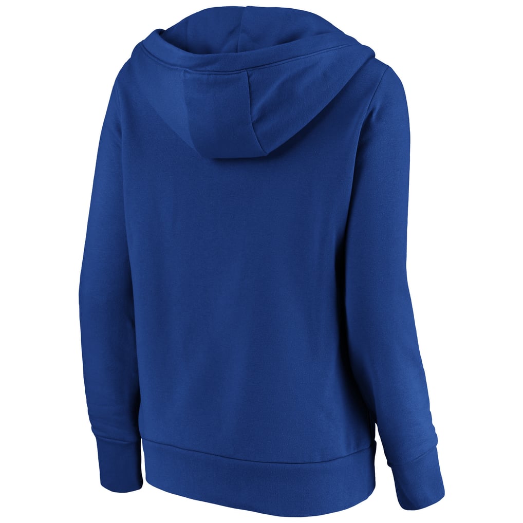Women's Toronto Blue Jays Fanatics Royal Victory Script Crossover Neck ...