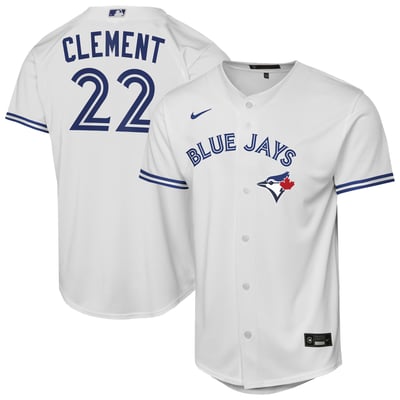 Ernie Clement Toronto Blue Jays Nike Youth Home Replica Jersey - White